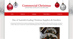 Desktop Screenshot of commercialchristmas.com.au