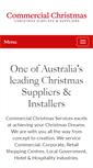 Mobile Screenshot of commercialchristmas.com.au