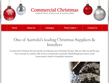 Tablet Screenshot of commercialchristmas.com.au